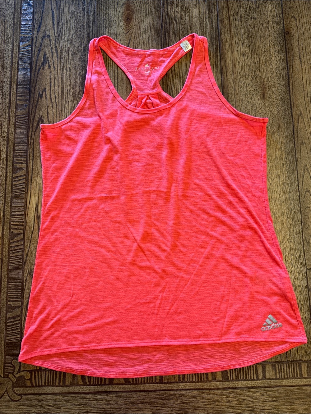 adidas Neon Pink Racerback Tank Top